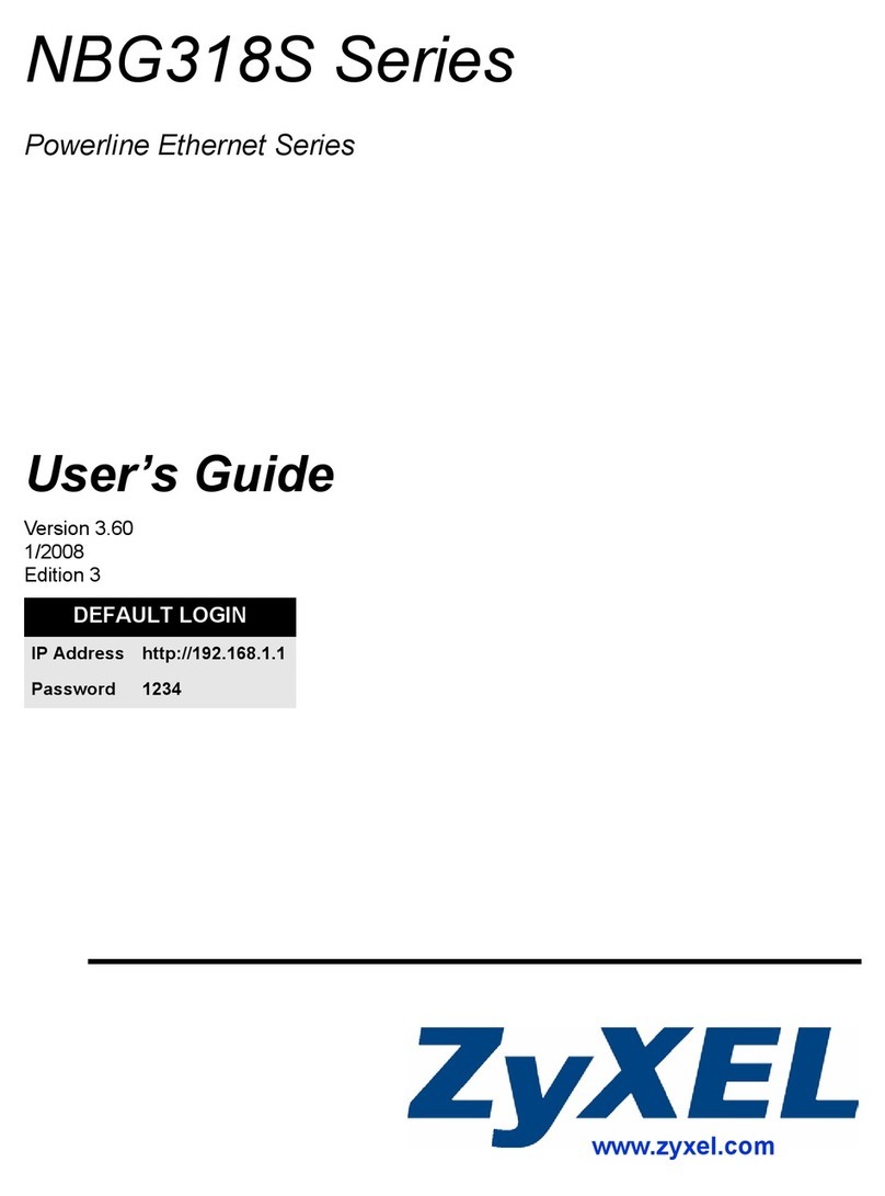 ZyXEL Communications NBG-318S - V3.60 user guide