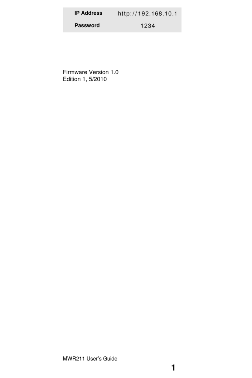 ZyXEL Communications MWR211 - V1.0 User manual