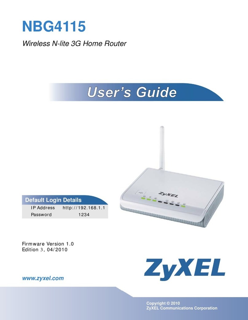 ZyXEL Communications NBG4115 -  V1.0 User manual