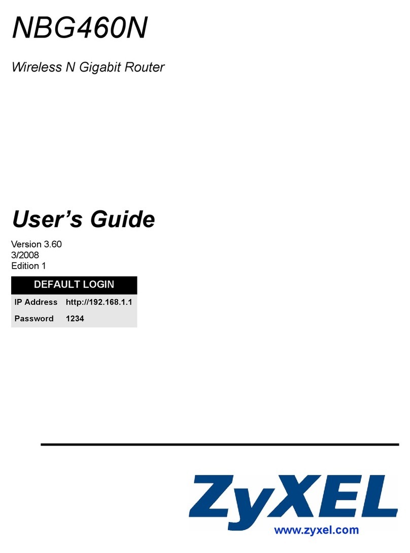 ZyXEL Communications NBG-460N User manual