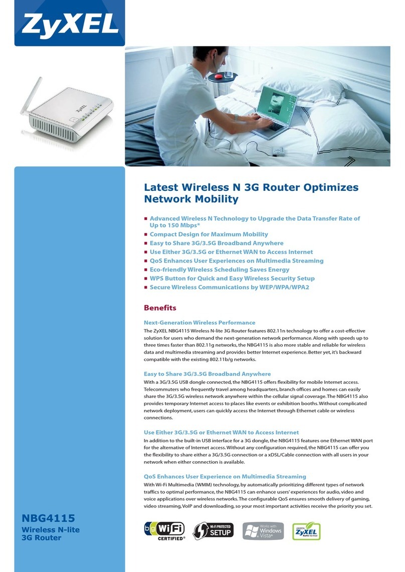 ZyXEL Communications NBG4115 User manual