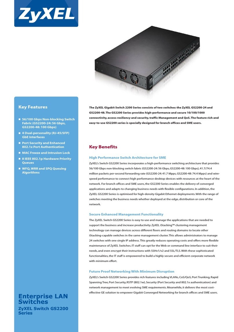 ZyXEL Communications GS2200 Series brochure ZyXEL Communications GS2200 Series brochure