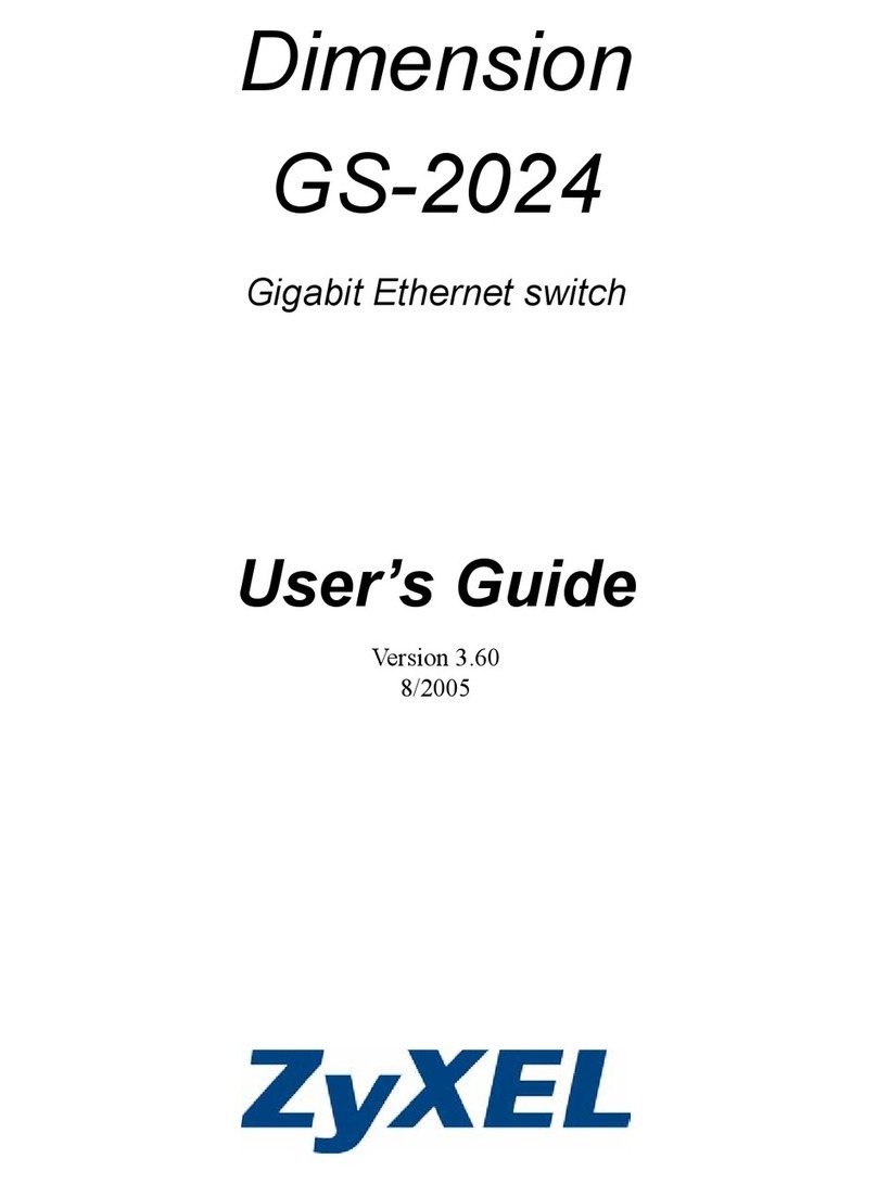 ZyXEL Communications Dimension GS-2024 user guide