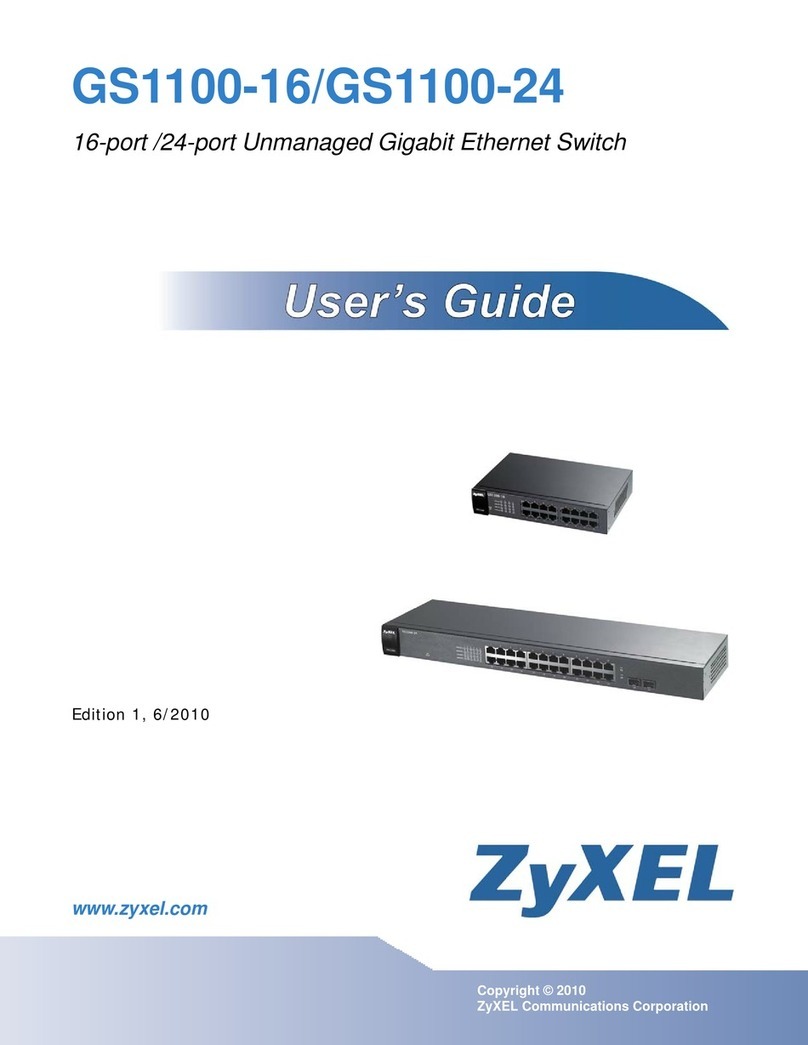 ZyXEL Communications GS1100-24 user guide