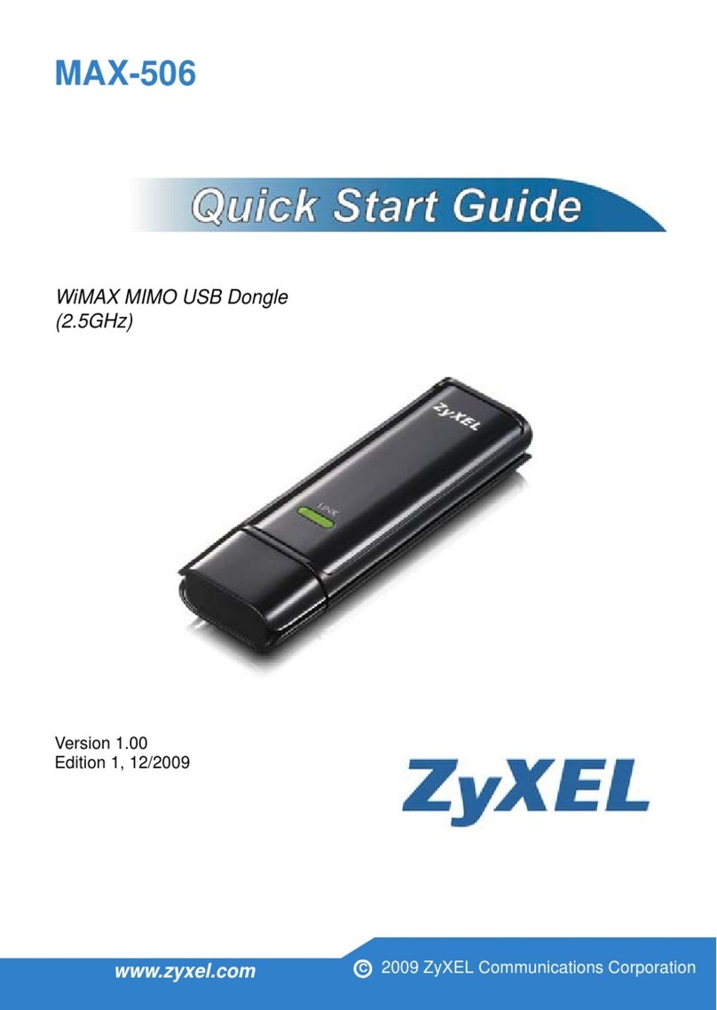 ZyXEL Communications MAX-506 -  V1.00 User manual