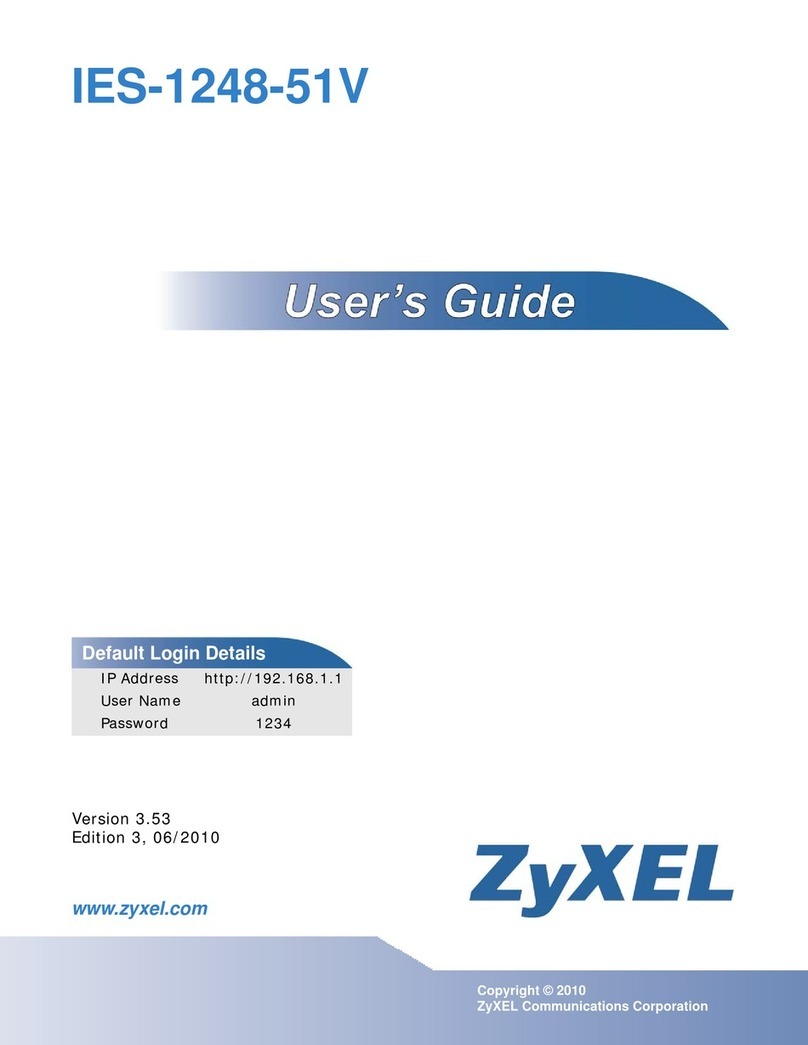 ZyXEL Communications IES-1248-51A User manual