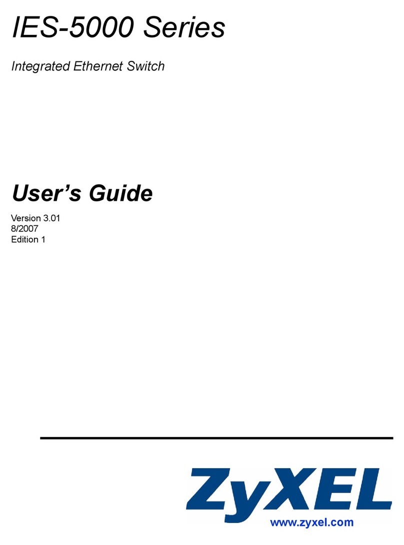 ZyXEL Communications IES-5000 Series User manual ZyXEL Communications IES-5000 Series User manual