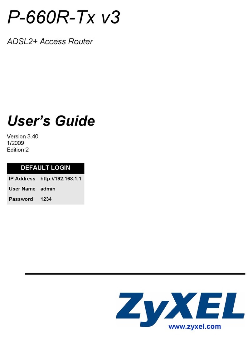 ZyXEL Communications P-660R User manual