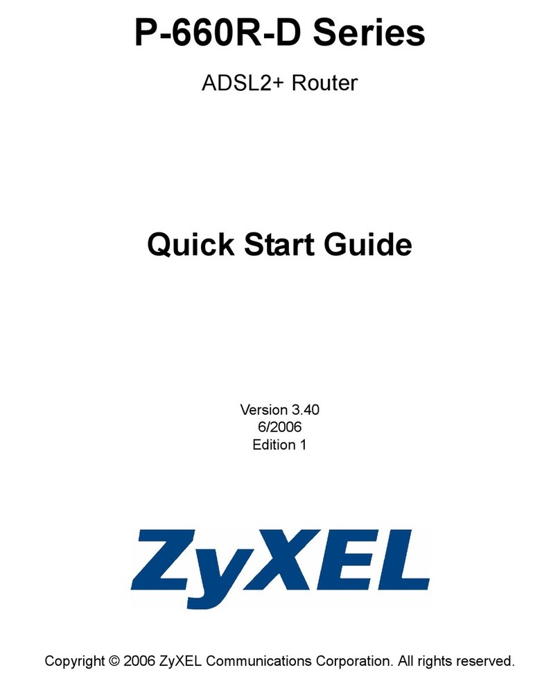 ZyXEL Communications P-660R-D Series User manual