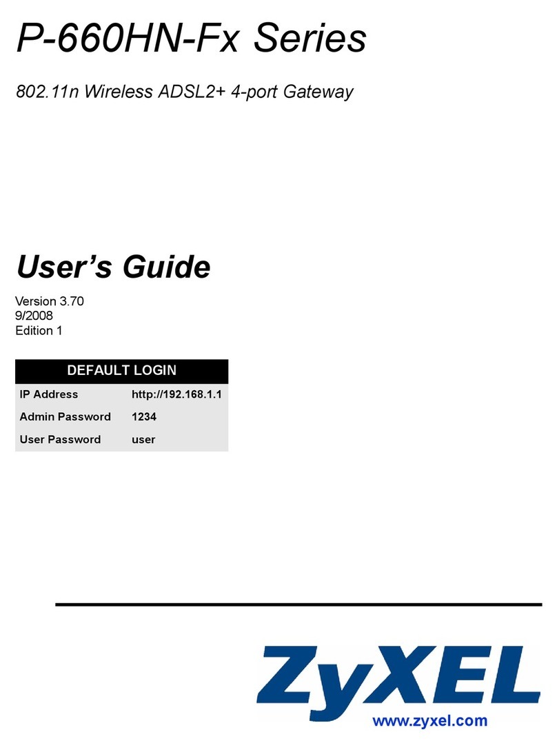 ZyXEL Communications P-660HN series User manual