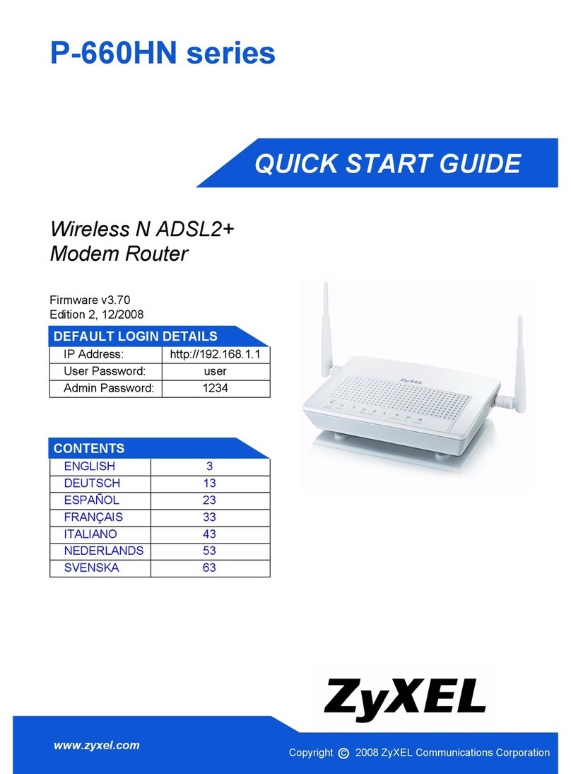 ZyXEL Communications P-660HN series User manual