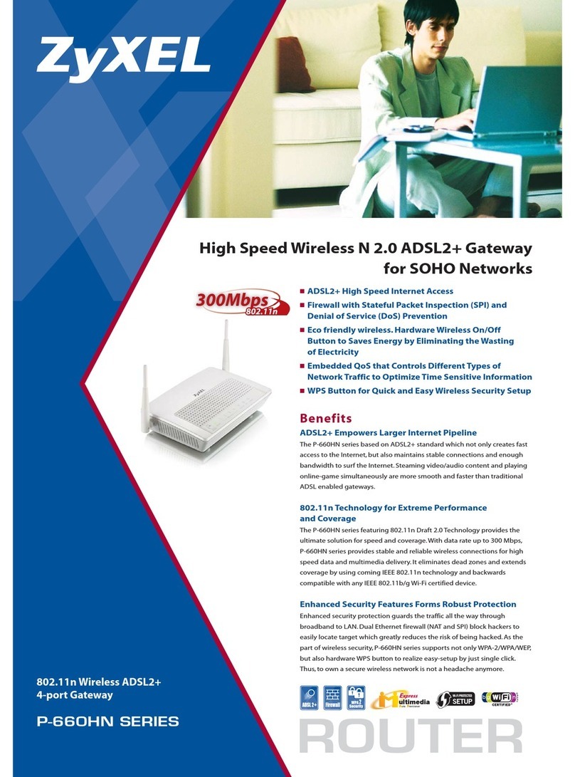 ZyXEL Communications P-660HN series User manual