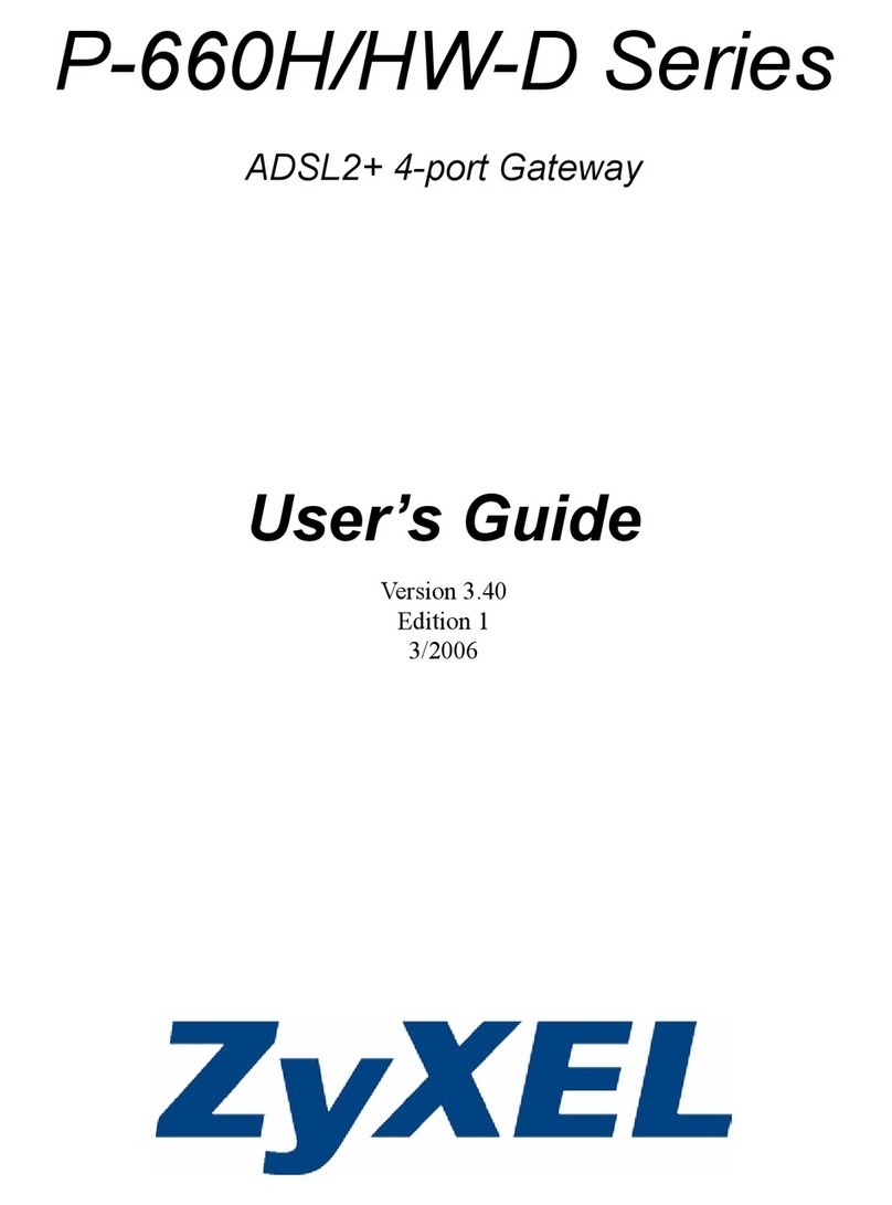 ZyXEL Communications P-660H Series User manual