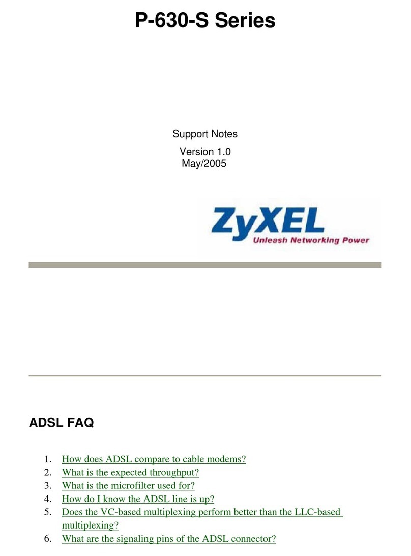 ZyXEL Communications P-630-S Series Manual