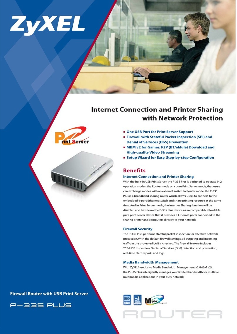 ZyXEL Communications P-335 Plus datasheet