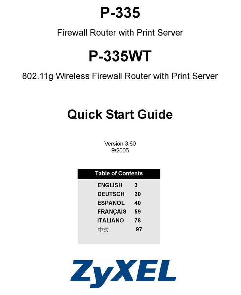 ZyXEL Communications P-335WT User manual