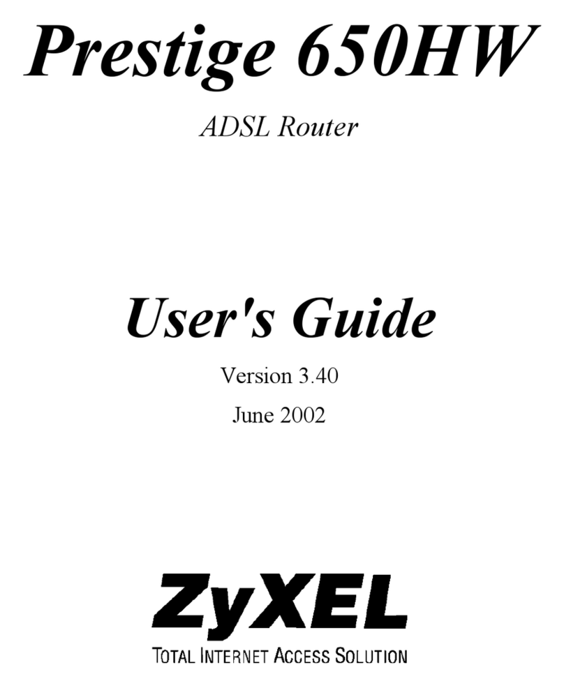 ZyXEL Communications P650HW user guide