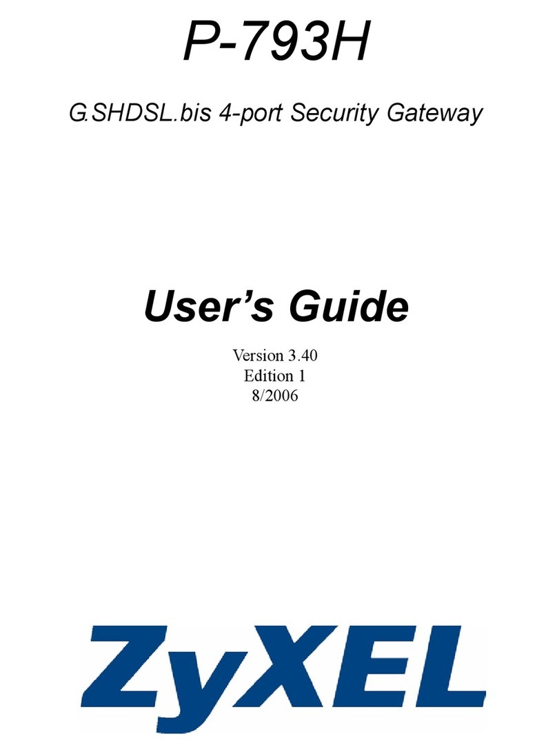 ZyXEL Communications P-793H 601156 User manual
