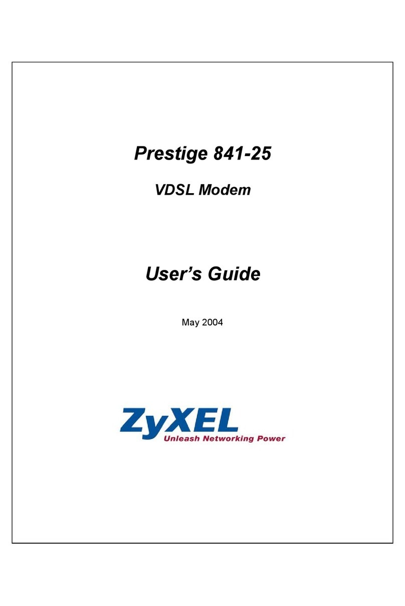 ZyXEL Communications P-841 User manual ZyXEL Communications P-841 User manual