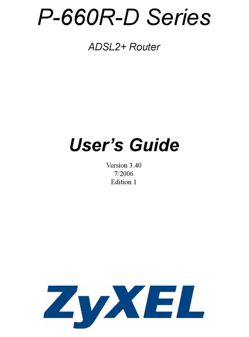 ZyXEL Communications P-660R-D Series User manual