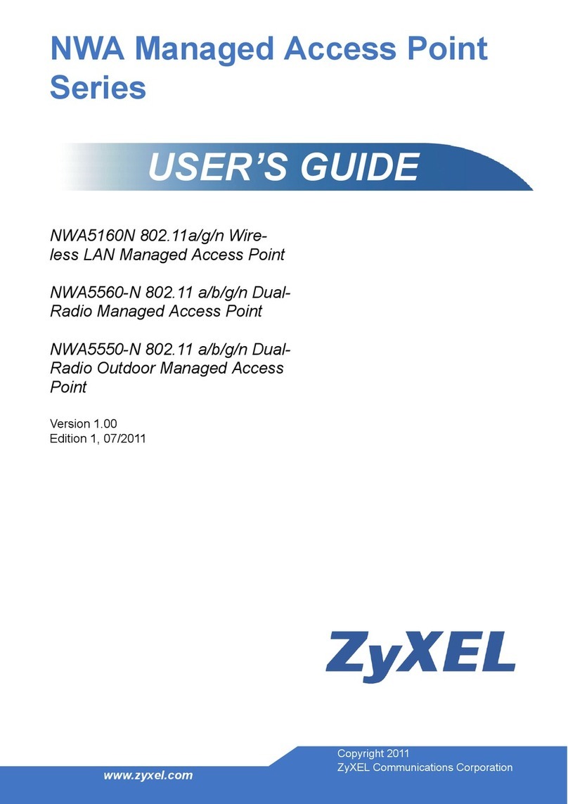 ZyXEL Communications NWA5000-N User manual ZyXEL Communications NWA5000-N User manual