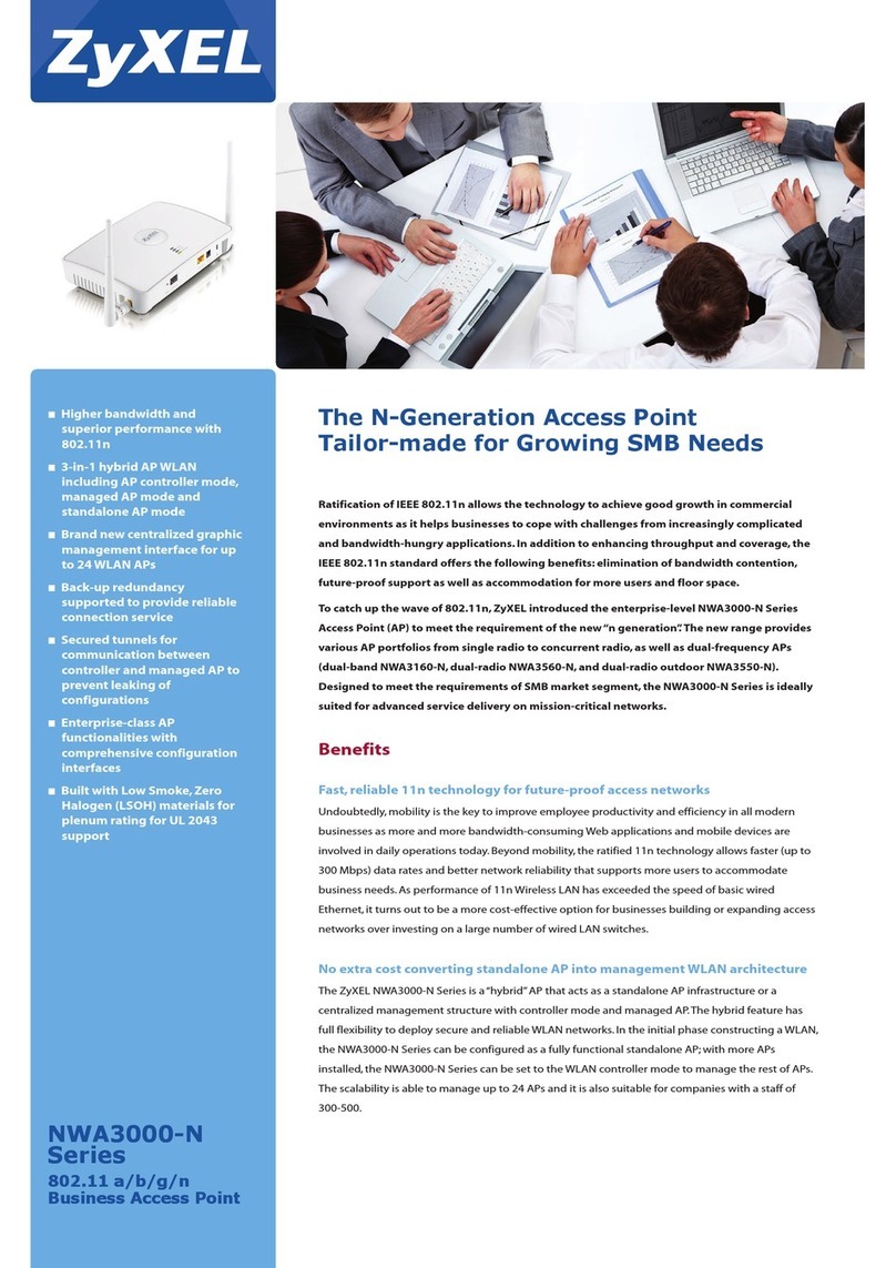 ZyXEL Communications NWA3550-N - User manual