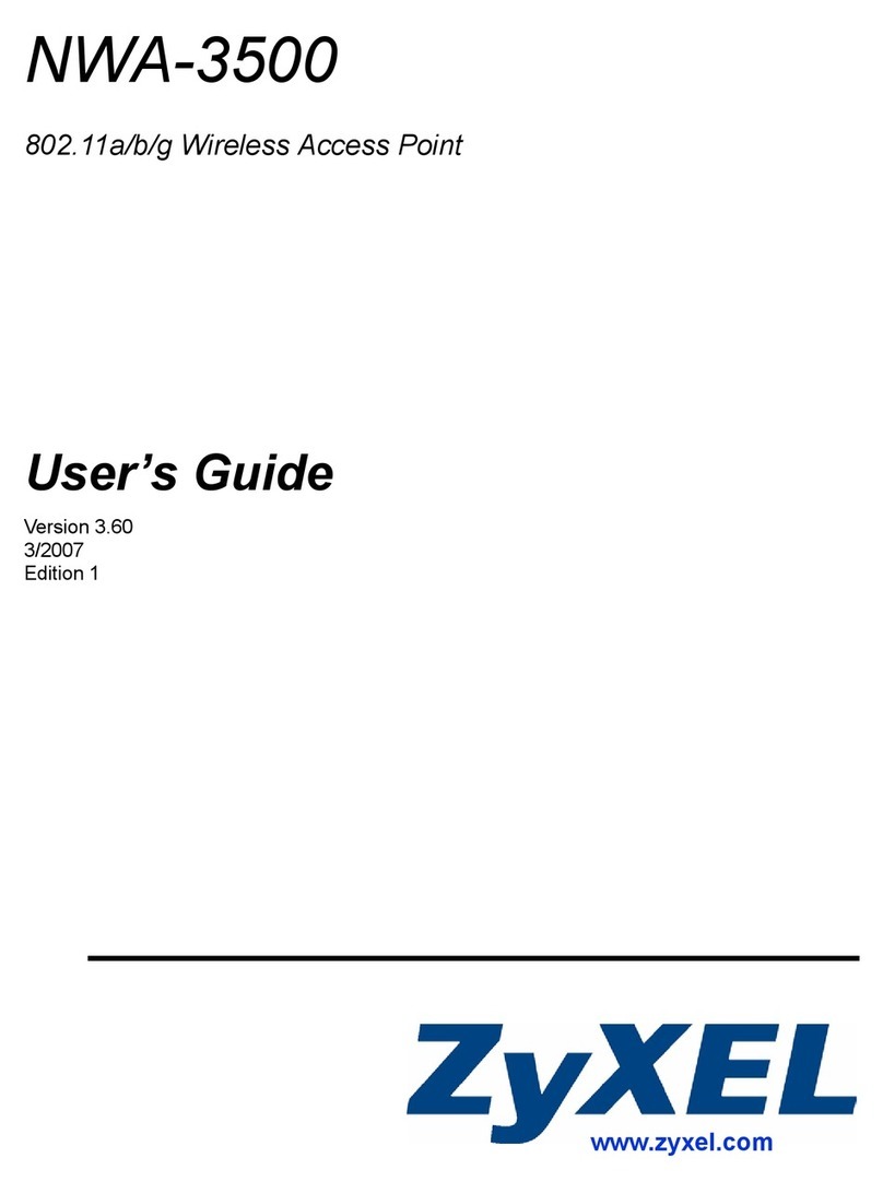 ZyXEL Communications NWA-3500 User manual