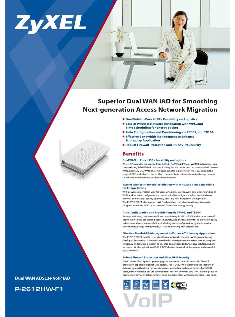ZyXEL Communications P-2612HW Series User manual ZyXEL Communications P-2612HW Series User manual