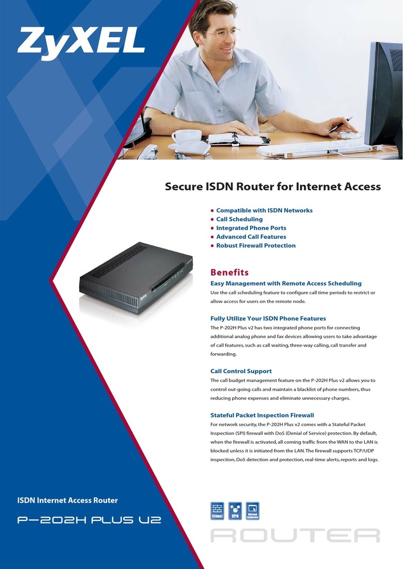 ZyXEL Communications P-202H Plus v2 User manual