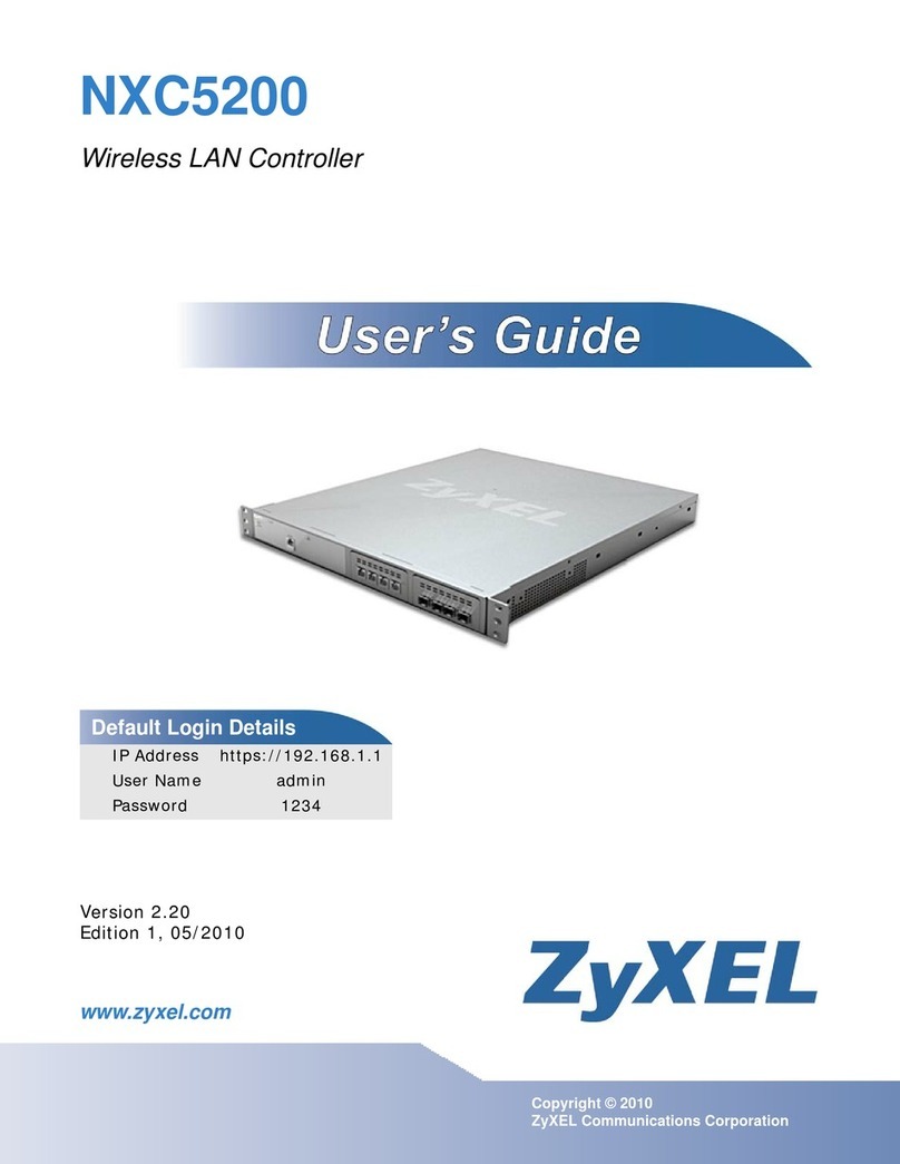 ZyXEL Communications NXC5200 user guide