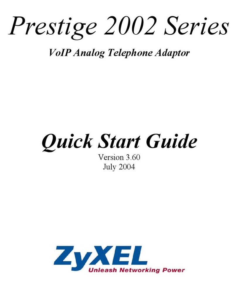 ZyXEL Communications P-2002L User manual