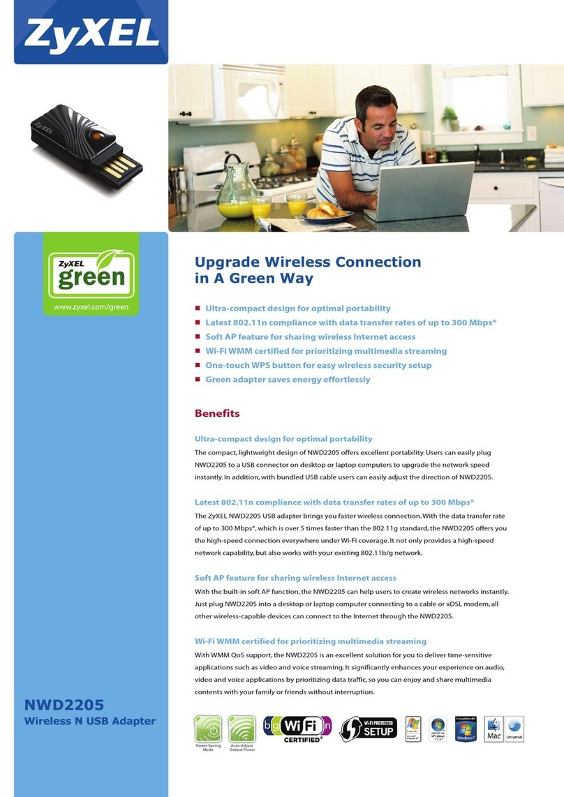 ZyXEL Communications NWD2205 User manual