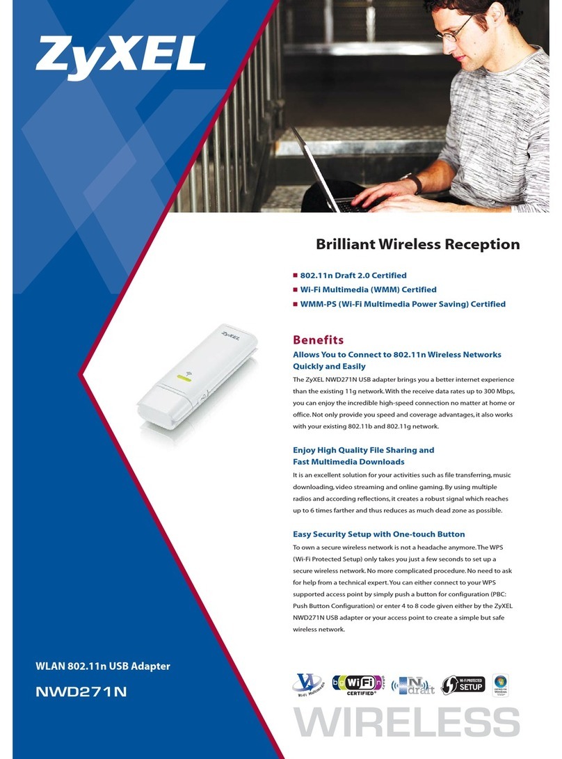 ZyXEL Communications NWD-271N - brochure