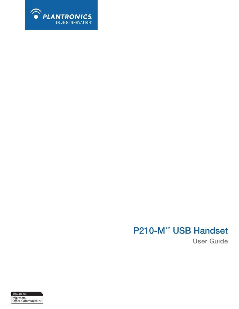 Plantronics CALISTO P210 MOC user guide