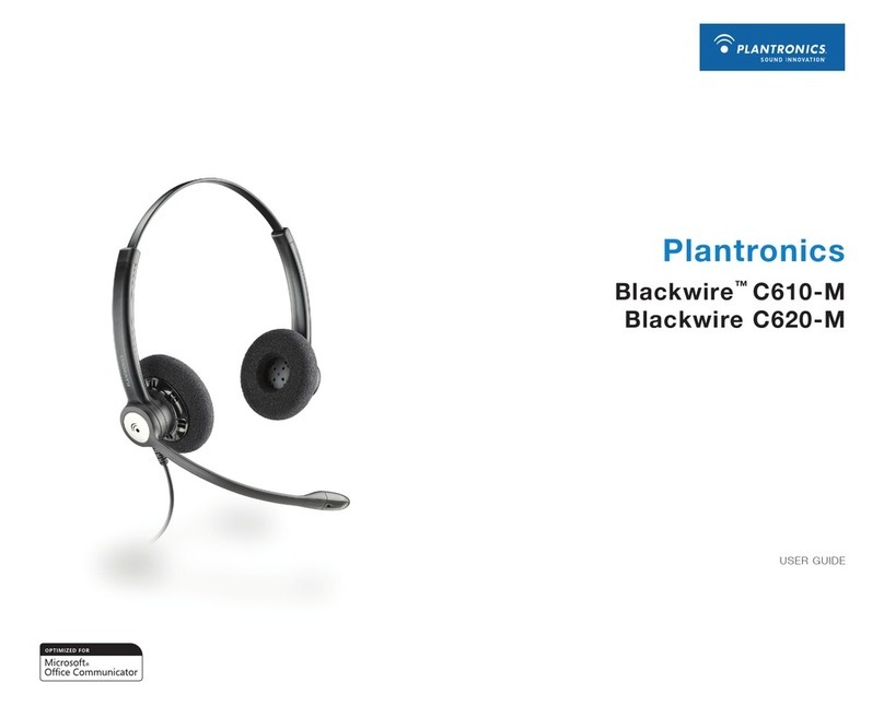 Plantronics Blackwire 600 User manual