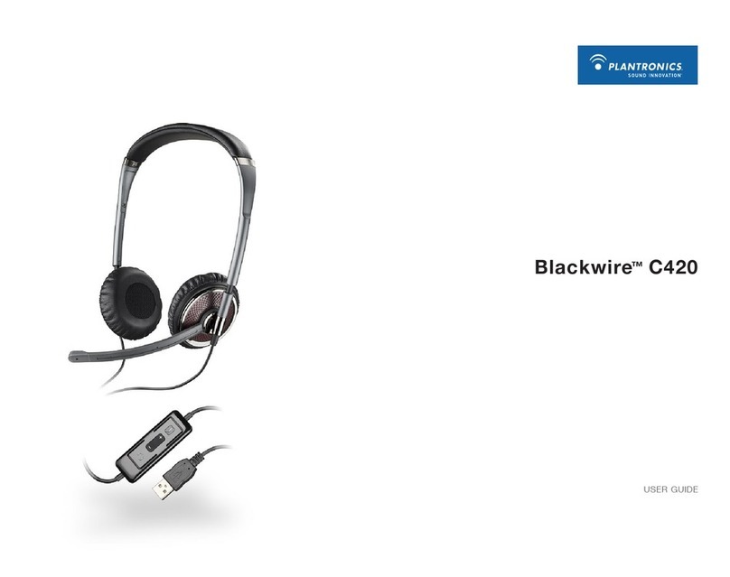 Plantronics BLACKWIRE C420 User manual