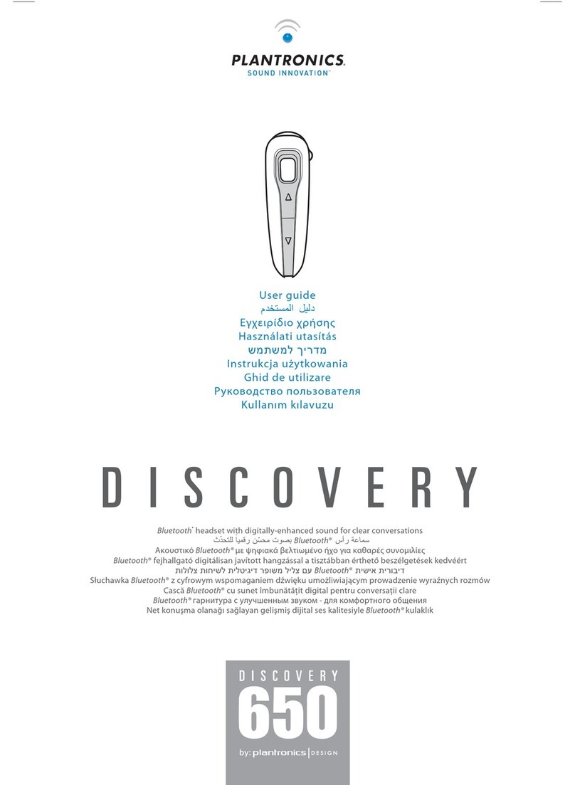 Plantronics Discovery 650 User manual