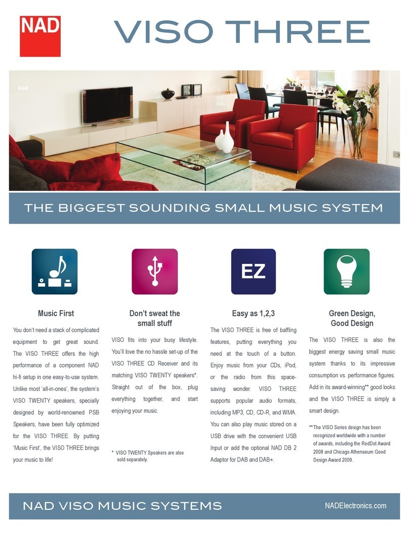 NAD VISO THREE brochure