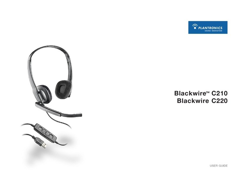 Plantronics BLACKWIRE C210 User manual