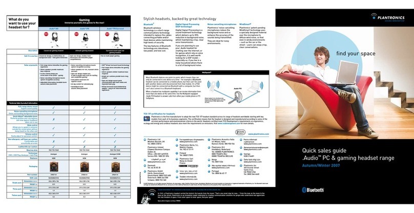 Plantronics AUDIO 350 - User manual
