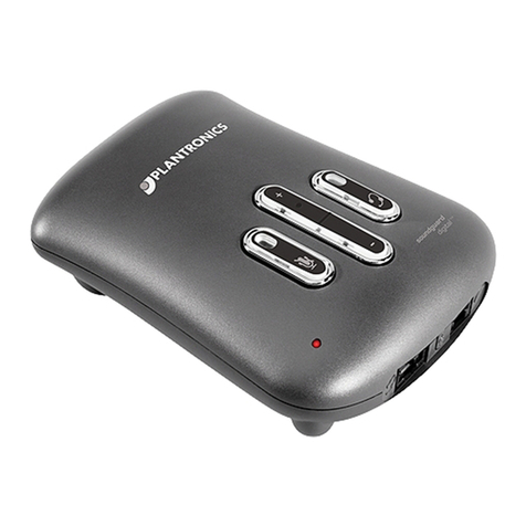 Plantronics VISTAPLUS DM 15 ADAPTER User manual