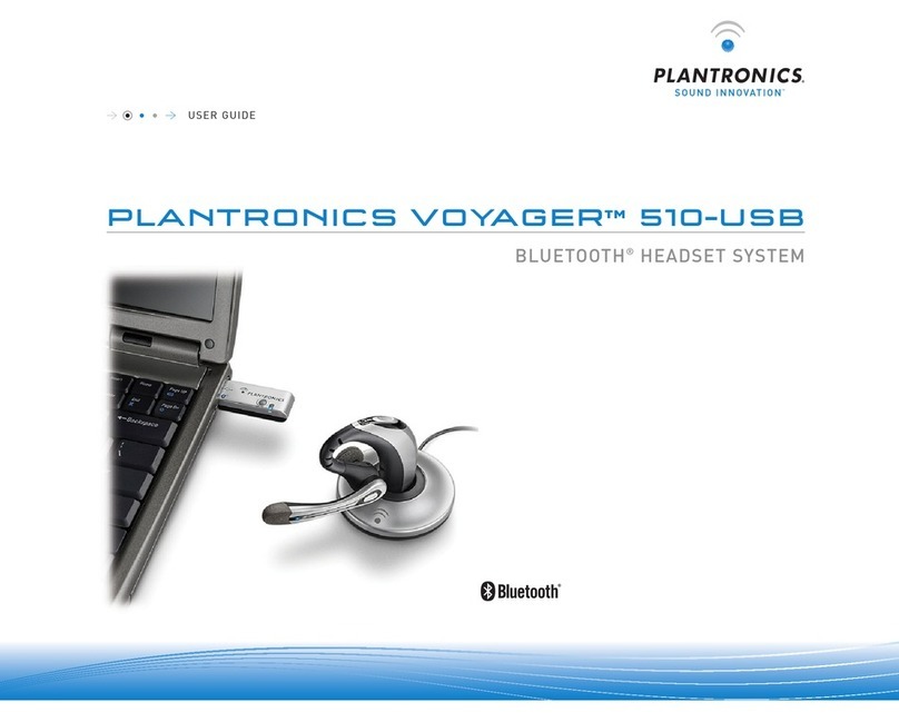 Plantronics VOYAGER 510-USB User manual