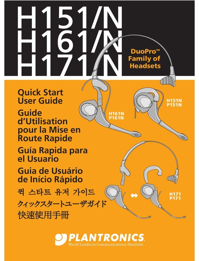 Plantronics DuoPro H151 Setup guide Plantronics DuoPro H151 Setup guide