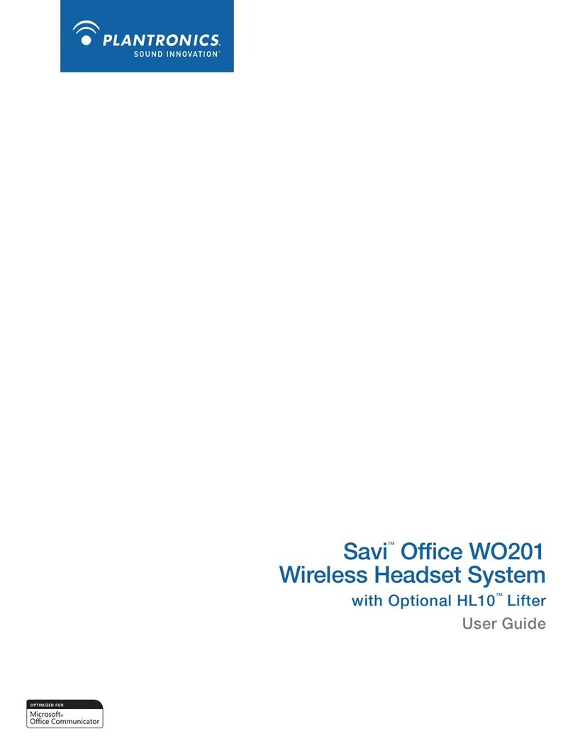 Plantronics Savi Office WO201 User manual
