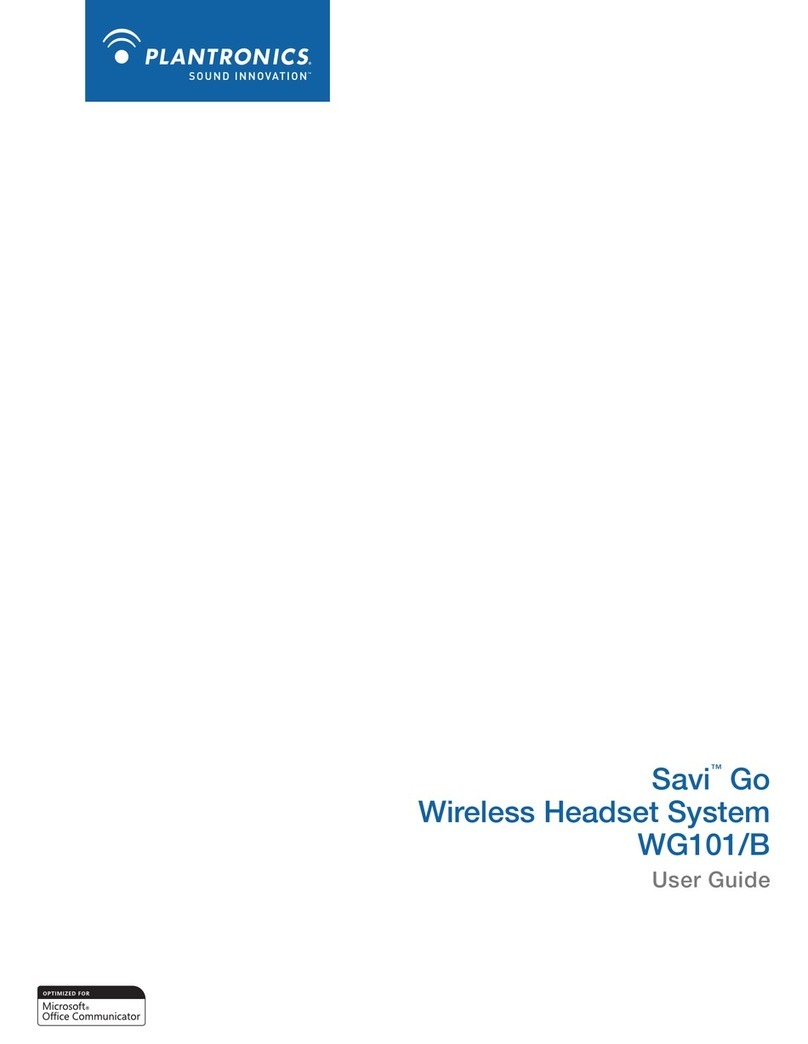 Plantronics Savi Go User manual