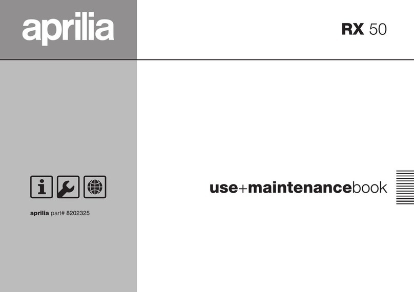 APRILIA RX 50 - 2002 User manual