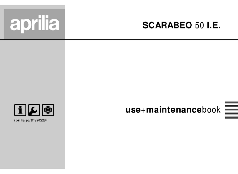 APRILIA SCARABEO 50 I.E - 2002 User manual