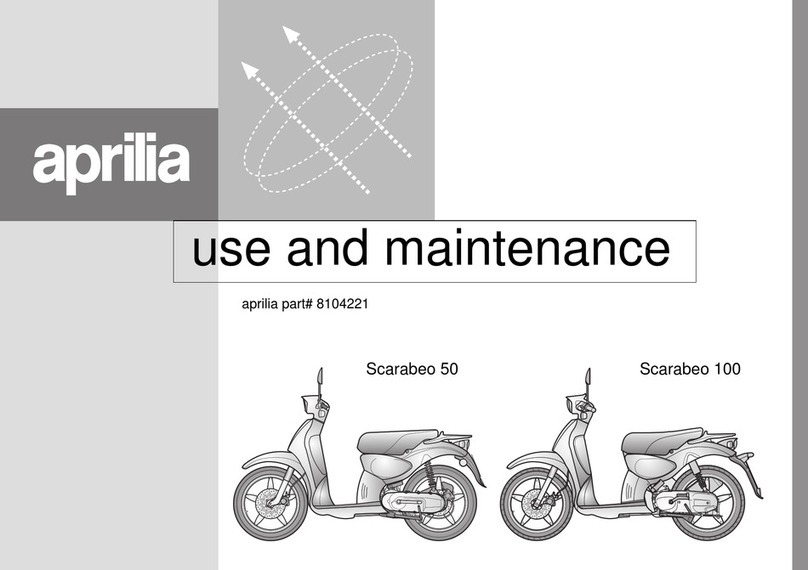 APRILIA SCARABEO 100 - User manual