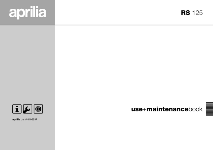 APRILIA RS 125 - 1998 User manual
