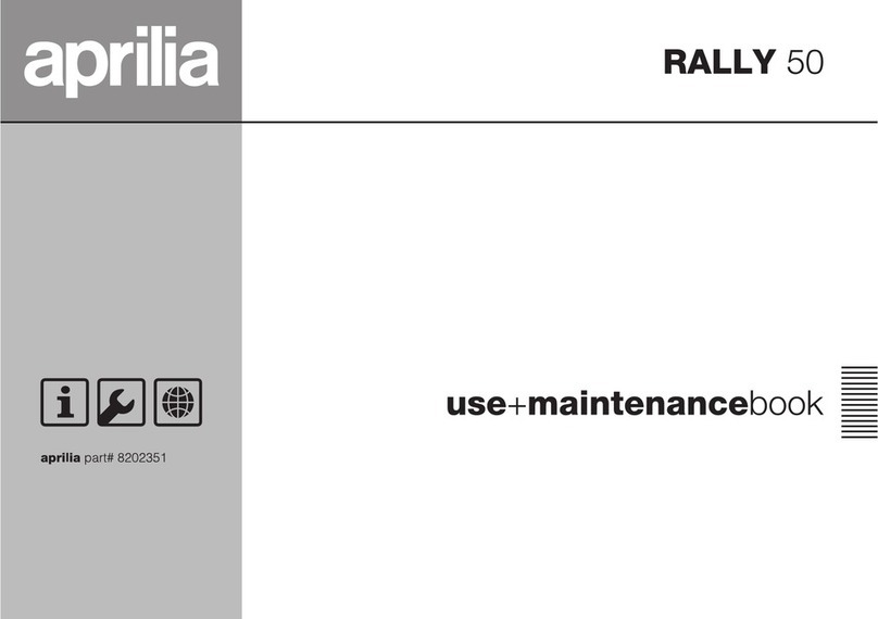 APRILIA RALLY 50 - 2002 User manual